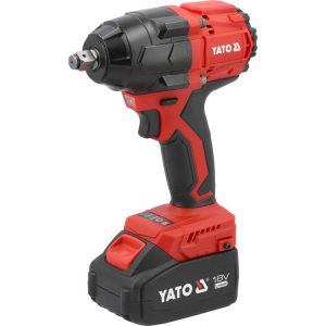 مفك صدمات لاسلكي بدون فرشاة 18V 800N + بطاريتين 4AH + شاحن 2.2A YT-8277935