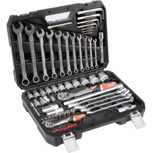 مجموعة مقابس 1/4" و 1/2" 77 قطعة YT-38781