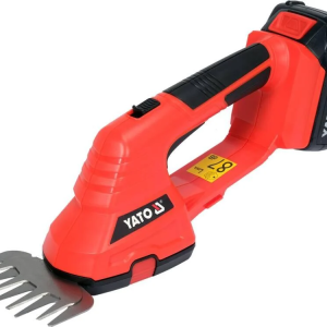 مقص أعشاب وشجيرات لاسلكي 18V + بطارية 2AH + شاحن YT-828355
