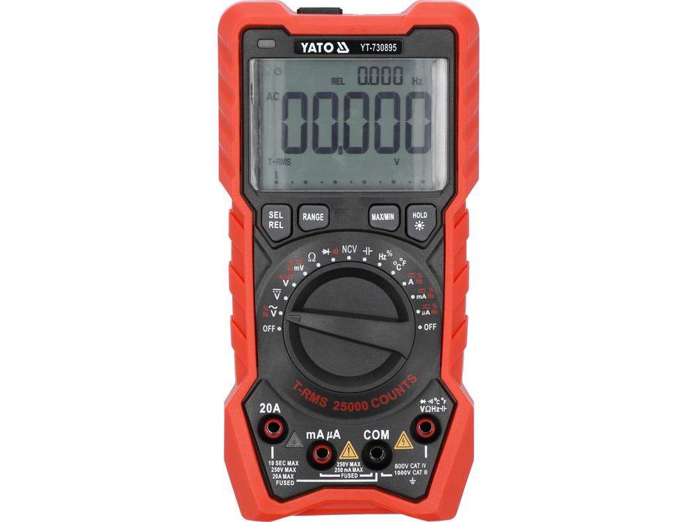 جهاز قياس رقمي True RMS بشاشة LCD سعة 25000 YT-730895 - الصورة 2