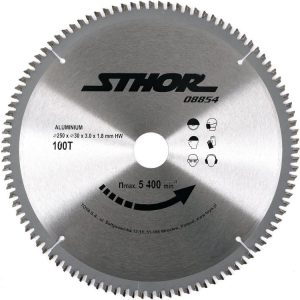 250 x 100T x 30 mm – شفرة قطع المونيوم TCT 08854