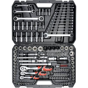 مجموعة مقابس 1/4"، 3/8" و 1/2" 150 قطعة YT-38811