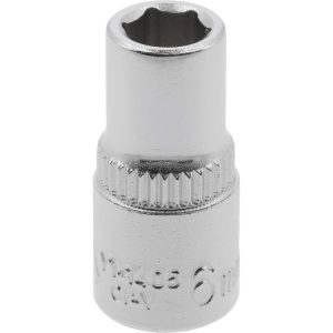 مقبس 6 مم 1/4" 6 نقاط CV عادي YT-1405