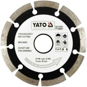 – شفرة قطع ماسية 115x1.8x22.2 ملمم YT-6001