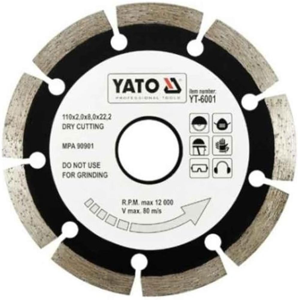 – شفرة قطع ماسية 115x1.8x22.2 ملمم YT-6001
