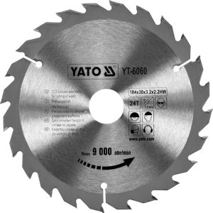 شفرة TCT للخشب 184x24T x 30mm YT-6060