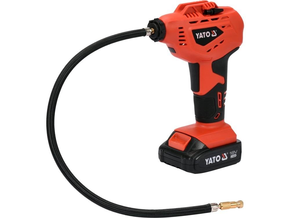 منفاخ إطارات شحن 18 فولت 150 PSI للسيارات والدراجات YT-82894 - الصورة 8