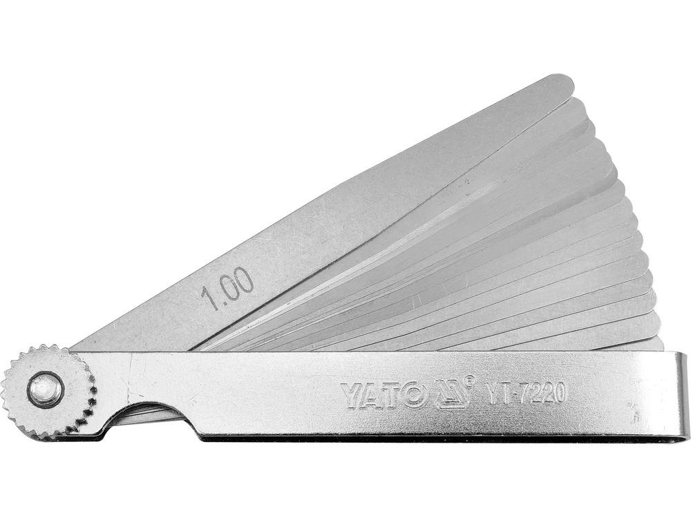 مسطرة سماكات 100 مم، 17 شفرة YT-7220
