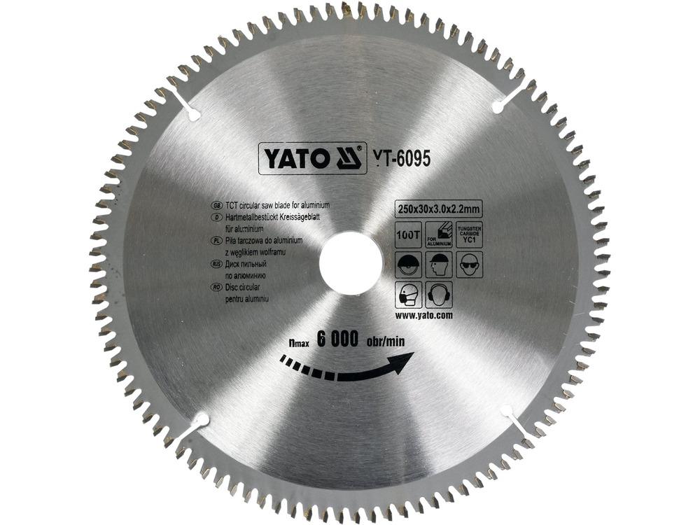 شفرة TCT المونيوم 250x100Tx30 mm YT-6095