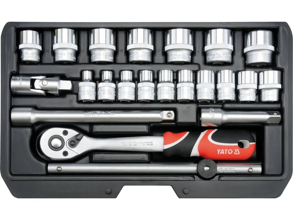 مجموعة مقابس 3/8" 22 قطعة YT-38561
