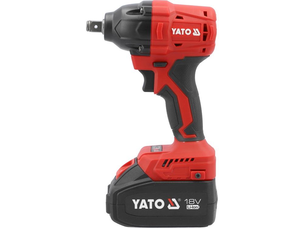 مفك ربط صدمات لاسلكي بدون فرشاة 18V 350N + بطاريتين 4AH + شاحن 2.2A YT-8277925 - الصورة 7