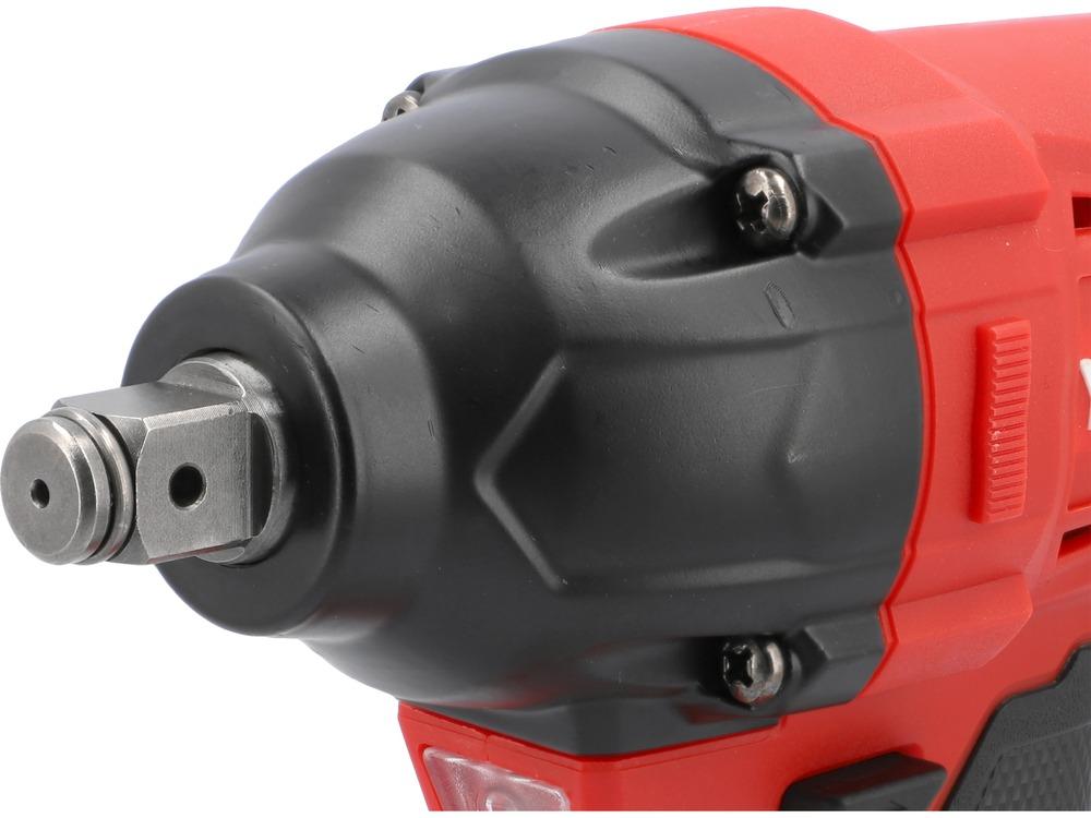 مفك ربط صدمات لاسلكي بدون فرشاة 18V 350N + بطاريتين 4AH + شاحن 2.2A YT-8277925 - الصورة 5