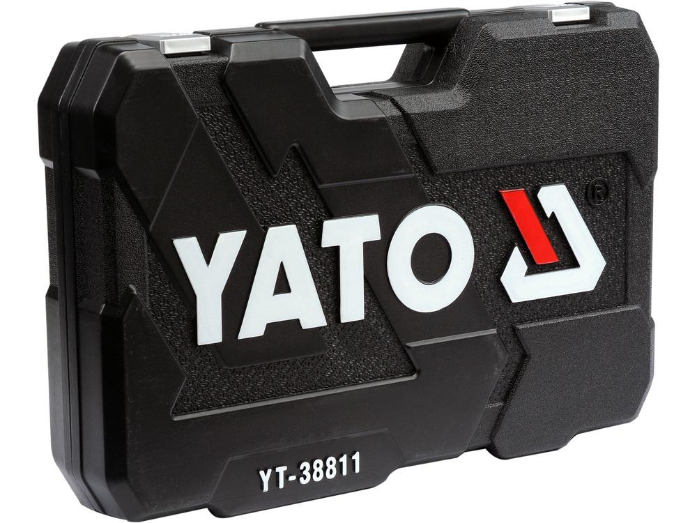 مجموعة مقابس 1/4"، 3/8" و 1/2" 150 قطعة YT-38811 - الصورة 2