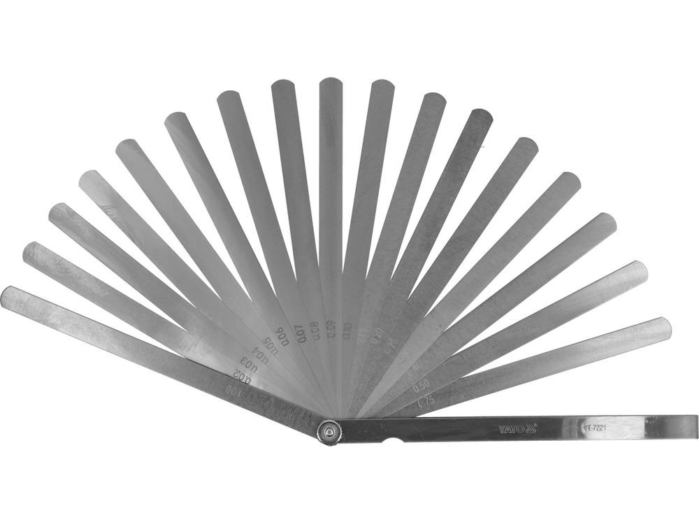 مسطرة سماكات 200 مم، 17 شفرة YT-7221