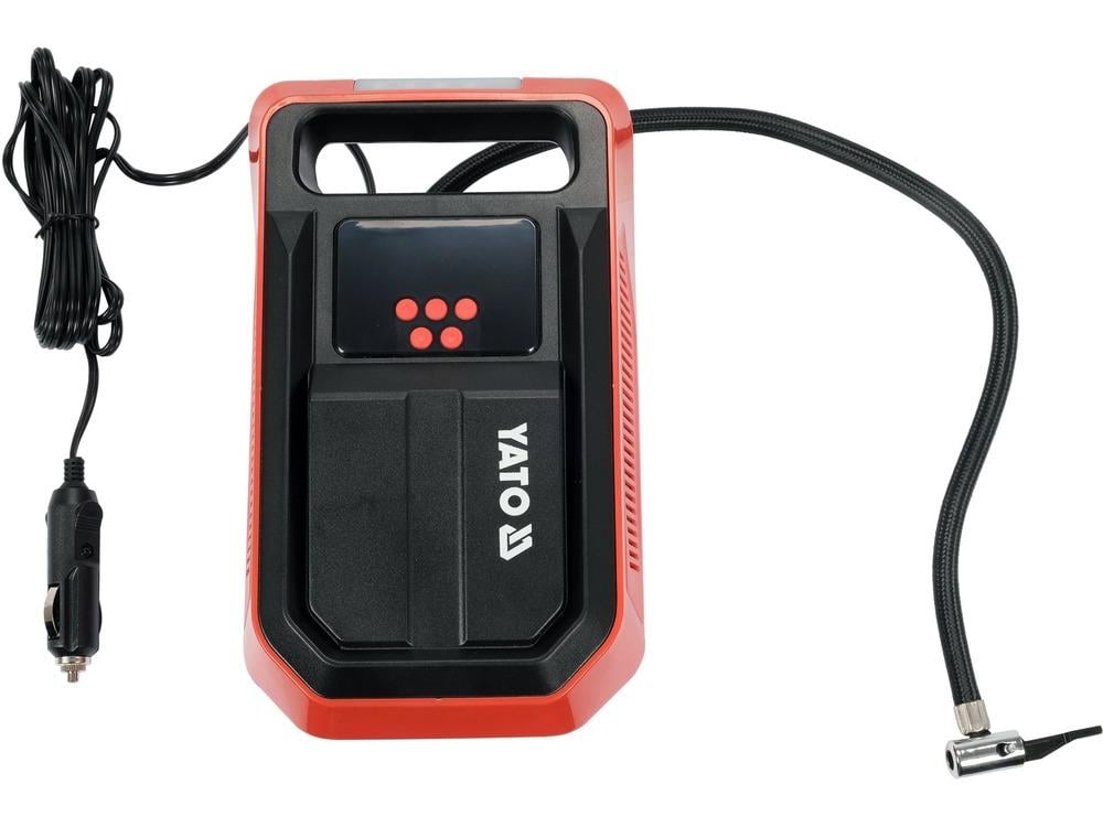 منفاخ كفرات رقمي 12 فولت 150 PSI للسيارات والدراجات YT-73470 - الصورة 4