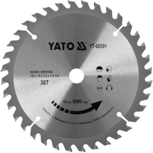 165 x 36T x 16mm شفرة قطع الخشب TCT YT-60591