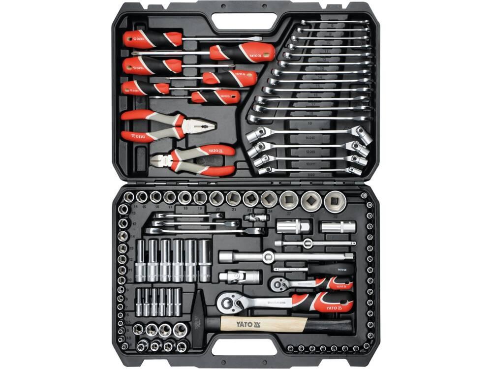 مجموعة مقابس 1/4"، 1/2" 109 قطعة YT-38891