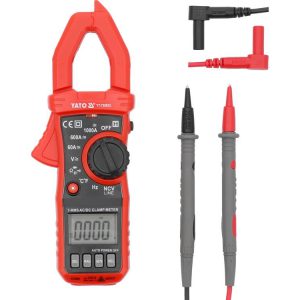 جهاز قياس متعدد بكماشة True RMS AC/DC من 10 مللي أمبير إلى 1000 أمبير YT-730933