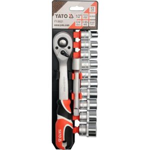 مجموعة مقابس 1/2" 12 قطعة YT-38821