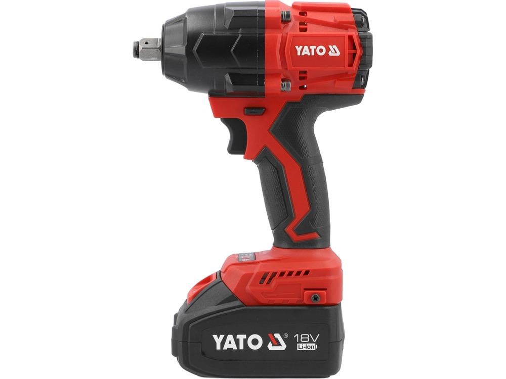 مفك صدمات لاسلكي بدون فرشاة 18V 800N + بطاريتين 4AH + شاحن 2.2A YT-8277935 - الصورة 6
