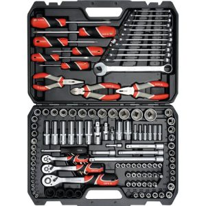 مجموعة مقابس 1/4"، 3/8"، 1/2" 129 قطعة YT-38881