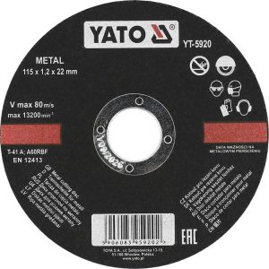 قرص قطع معدني YT-5920  115X1.2X22 MM