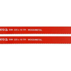 YT-33933 225MM 10TPI 2PCS شفرات منشار ترددي