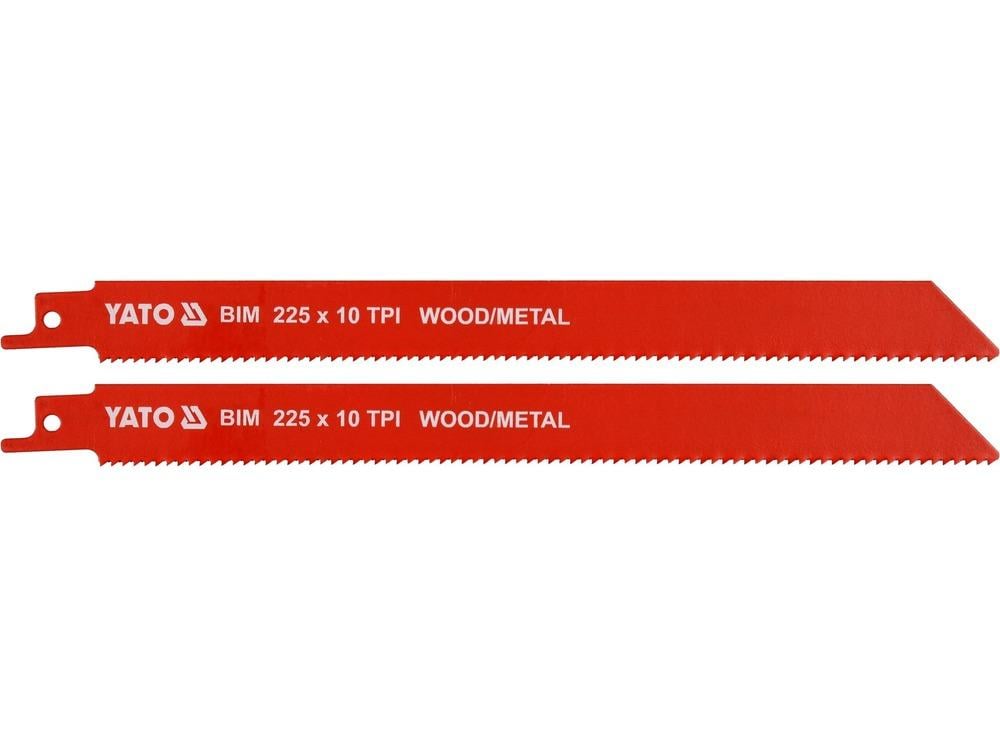 YT-33933 225MM 10TPI 2PCS شفرات منشار ترددي