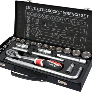 مجموعة مقابس 25 قطعة 1/2" YT-12671